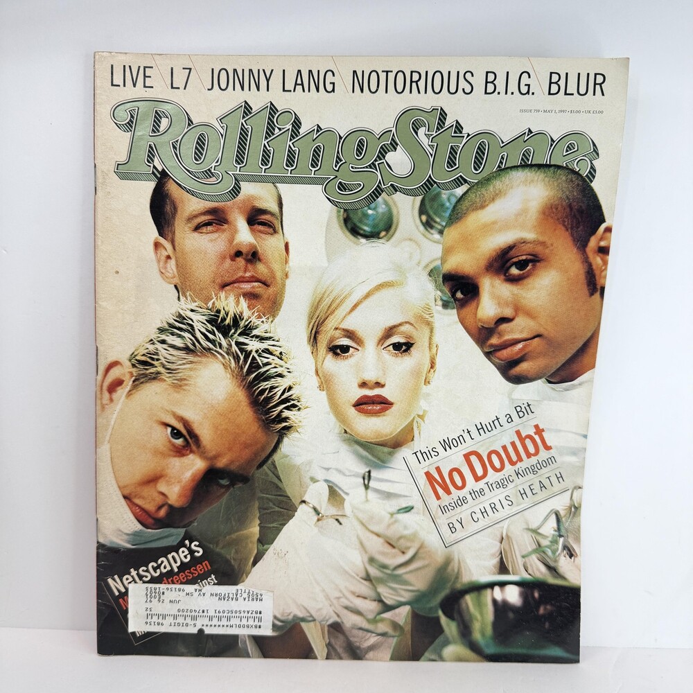 Vintage Rolling Stone Magazine 759 May 1 1997 No Doubt L7 Blur B.I.G. Music